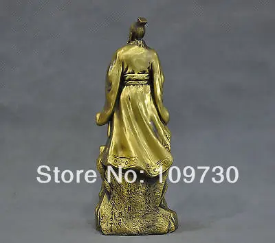 Bir 001156 12 ''Китайский древний писатель войны Sun Tzu бронзовая статуя | Дом и сад
