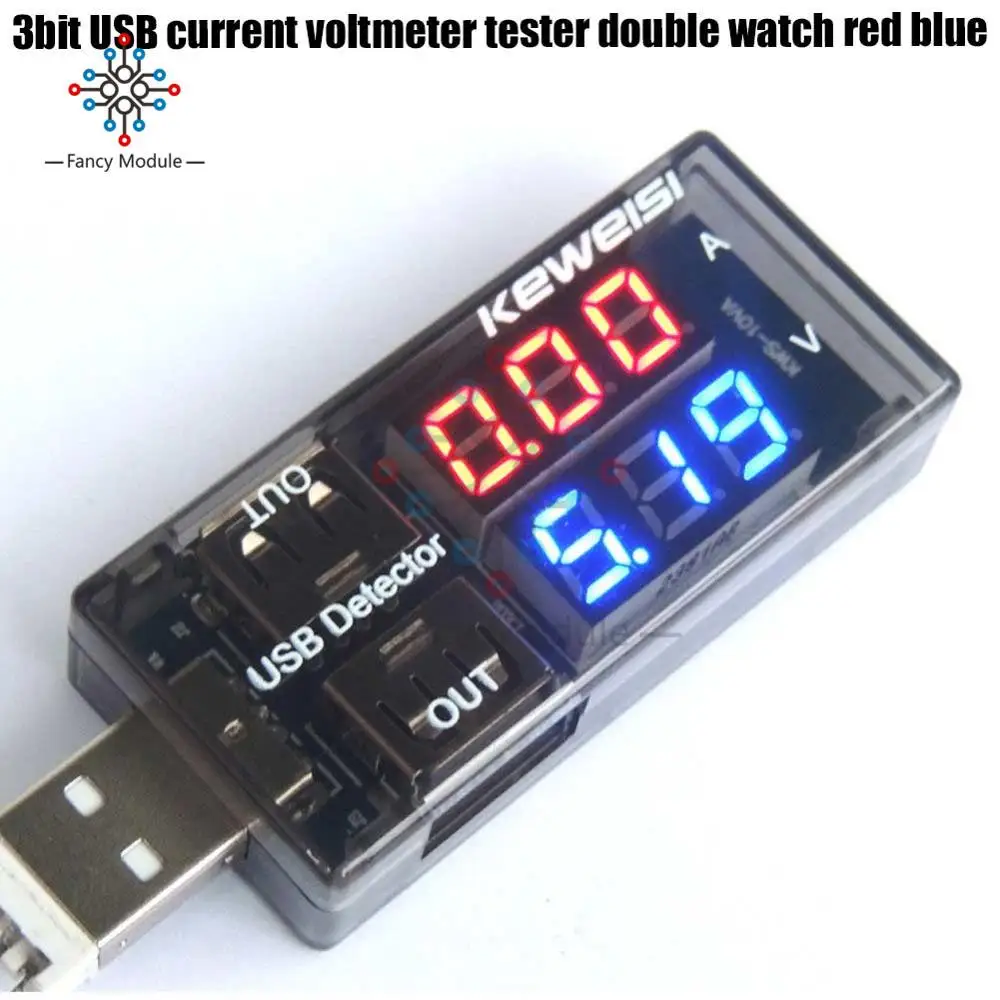 Измеритель емкости аккумулятора с USB зарядкой|Измерители тока| |