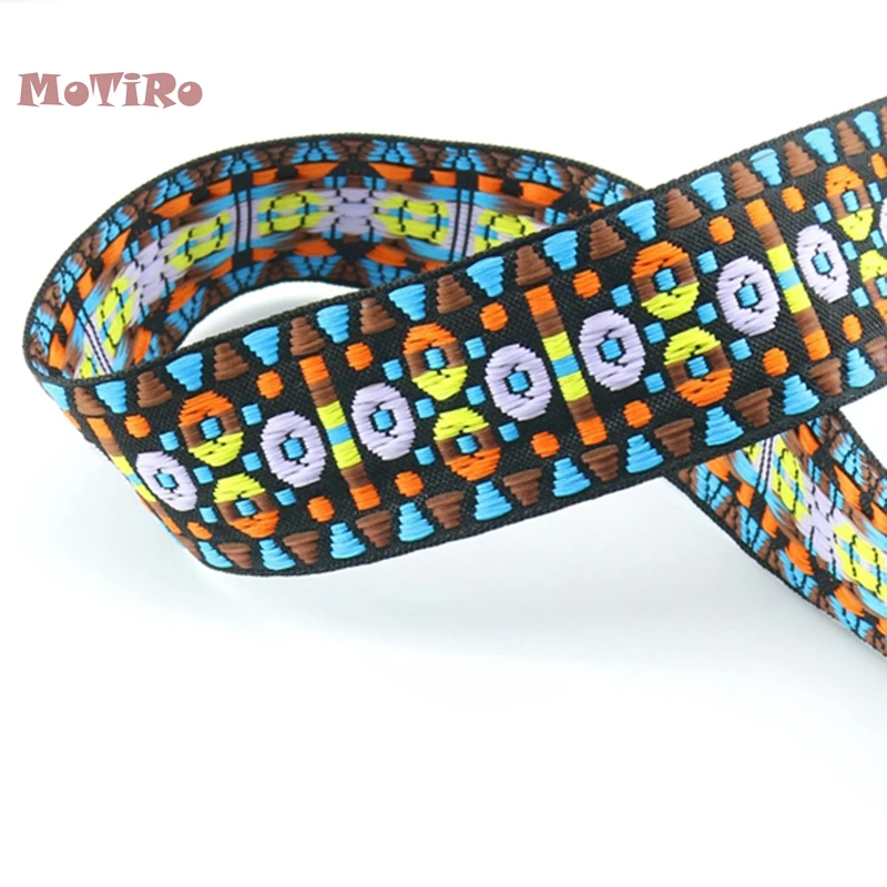 Motiro, 1 год, цветная вышивка в этническом стиле, цветы, лента, кружево, ручная вышивка для штор, одежда, декоративные кружевные аксессуары
