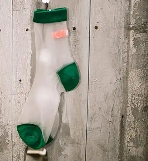 Бесплатная доставка 100 пар женские носки стеклянные шелковые эластичные ремешки