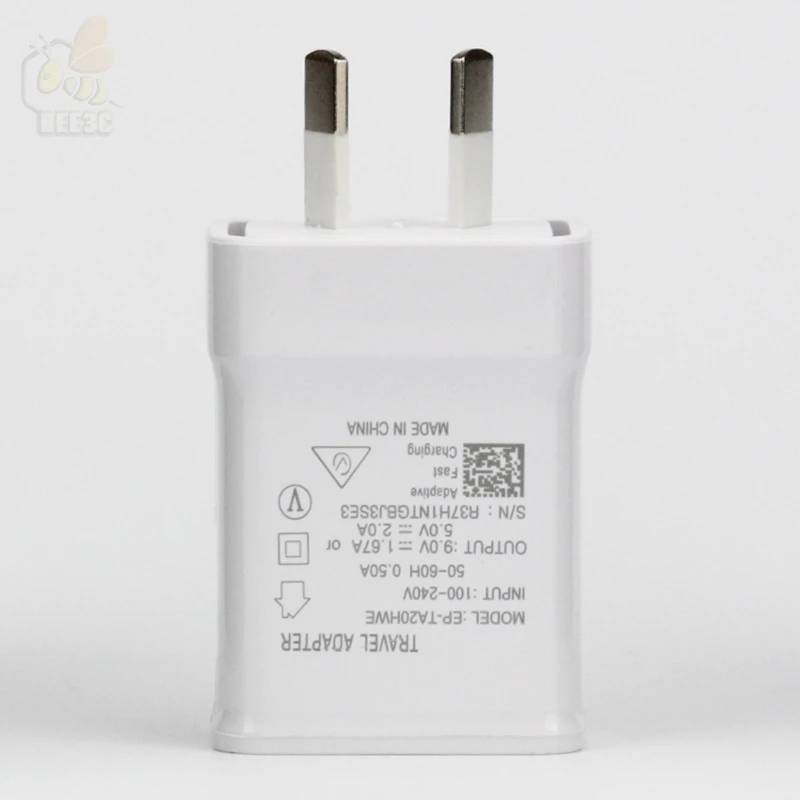 Новая Зеландия AU Plug True Fast устойчивое 9 0 в 5 A 500 зарядное устройство для Samsung s6