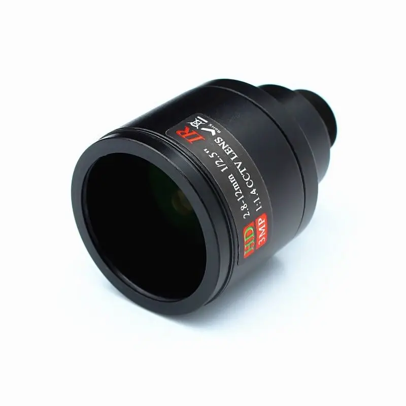 HD 3MP 2 8 12mm CCTV объектив с ручным фокусным зумом 8mm IR M12 для IP/CCD камеры|Запчасти CCTV| |
