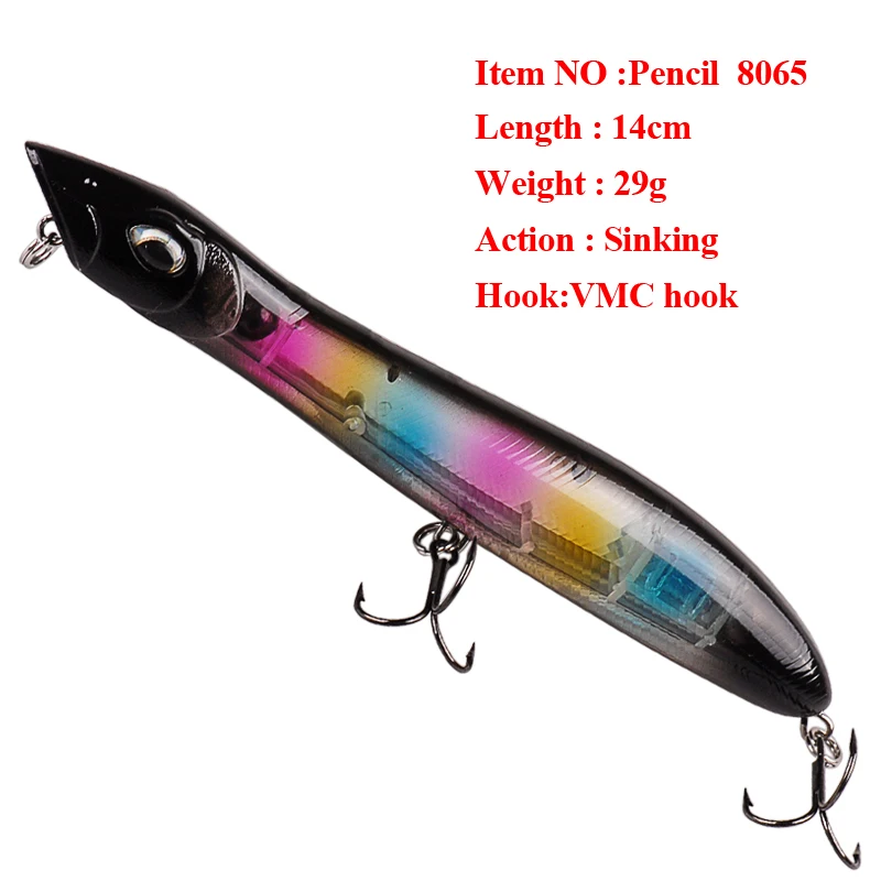 Умная приманка карандаш погружающаяся жесткая Рыболовная Приманка 14 см/29 г Isca