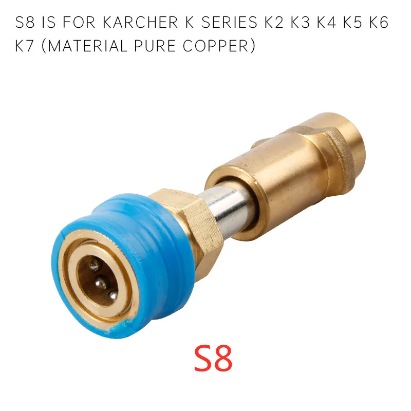 Автомойка Снежная пена Насадка адаптер для Karcher для Lavor для Nilfisk для Bosch мойка высокого давления для чистки автомобиля садовый инструмент
