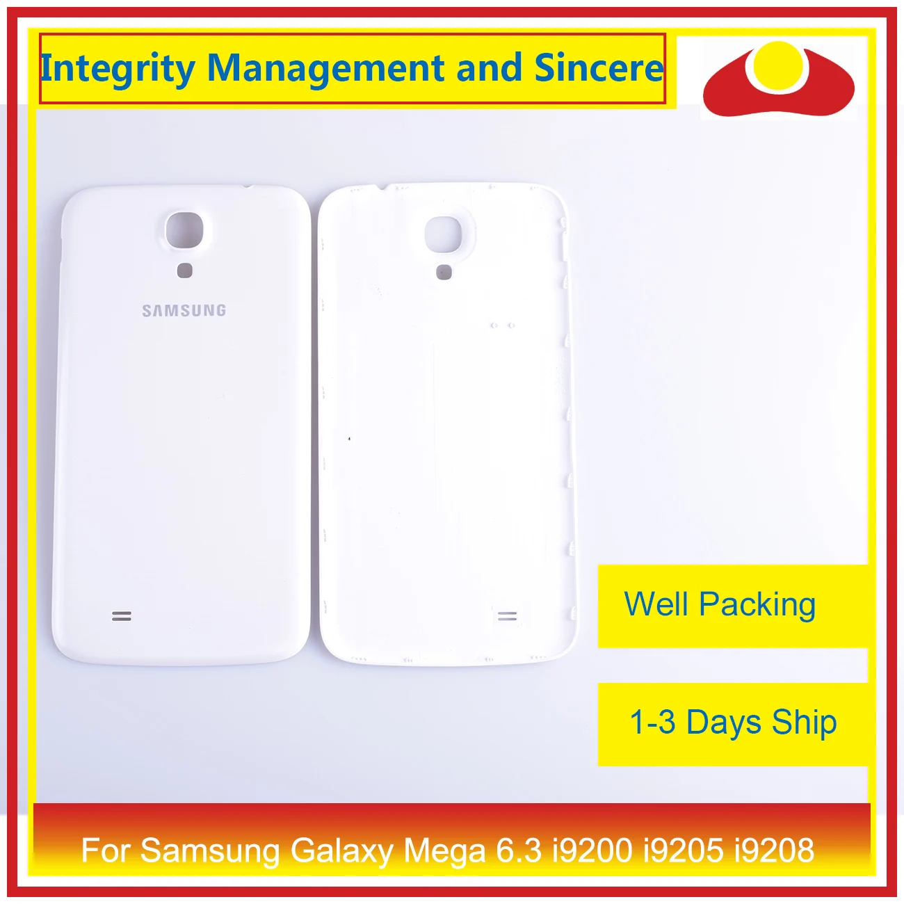 Для samsung Galaxy Mega 6,3 i9200 i9205 i9208 GT-I9200 корпус батарея Дверь задняя крышка корпус замена корпуса