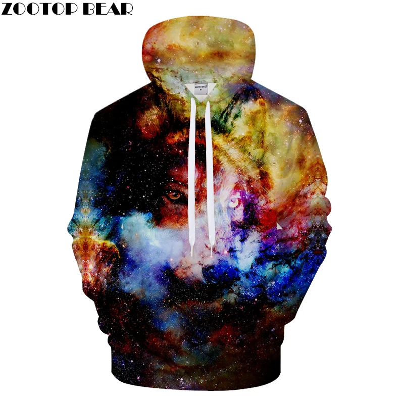 

Colorful Hoodies Wolf Tracksuit Men 3D Pullover Brand Sweatshirt Streatwear Coat Male Clothing Unisex Hoody DropShip ZOOTOPBEAR