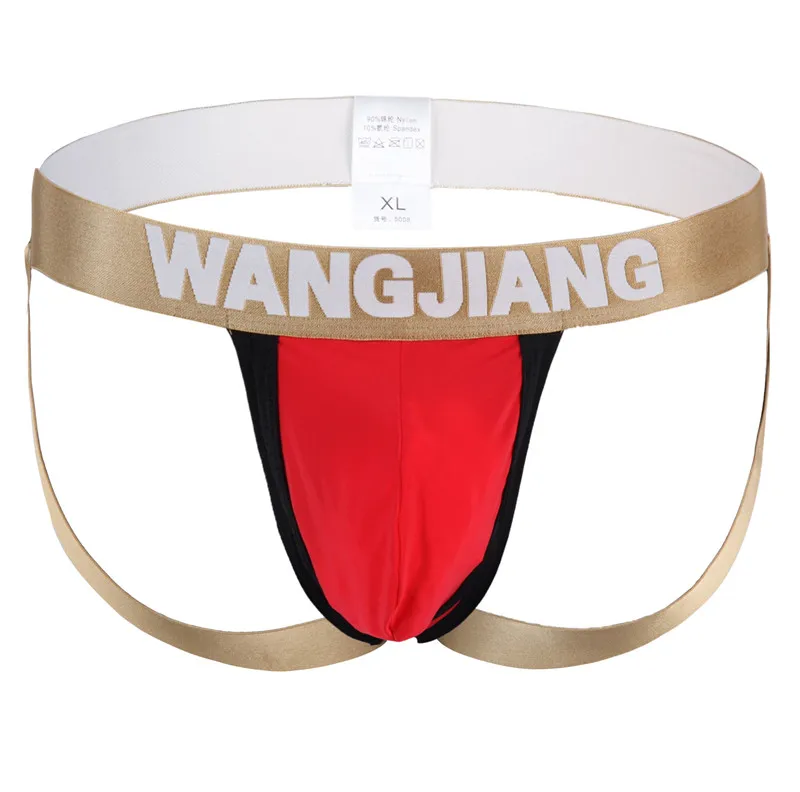 6 шт. трусы Мужское нижнее белье с веселыми рисунками jockstrap мужские стринги
