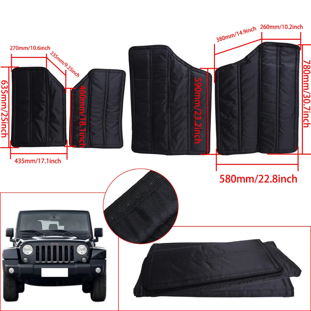 1 комплект звукопоглотитель для интерьера Jeep Wrangler JK JKU Sahara Sport Rubicon Willys # CE021|Лепнина