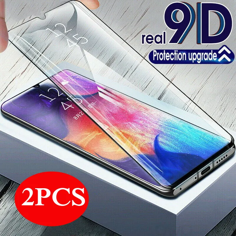 2 шт. 9D полное клеевое Покрытие Закаленное стекло для Samsung Galaxy M30 M20 M10 A70 A60 A50 A40 A30 A20