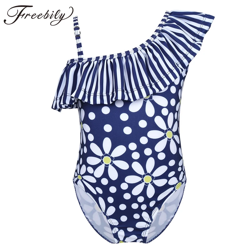 Детский цельнокроеный Купальник для девочек подростков регулируемый купальник