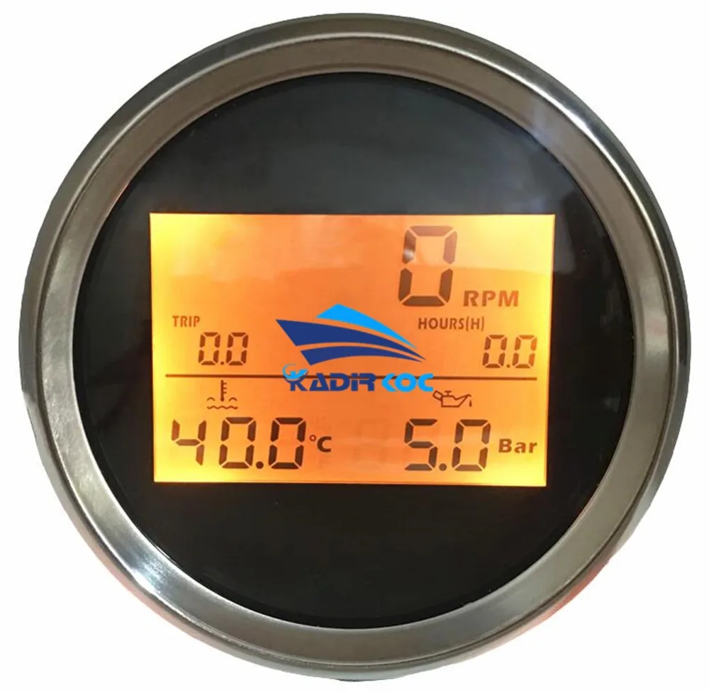 Упаковка 1 3 в Многофункциональный Тахометр манометр 40 120 температура воды