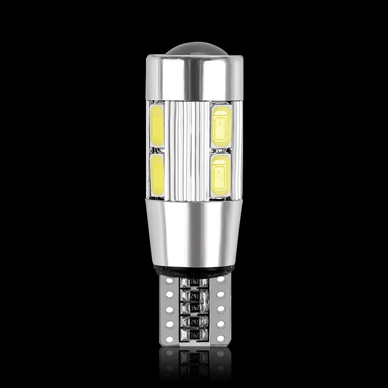 Pecham 10 шт. Высокая мощность T10 без ошибок W5W 194 для SAMSUNG Chip 5630 10smd Светодиодная лампа