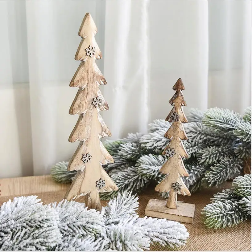 Рождественская елка Adornos Navidad деревянное Рождественское украшение для дома 2019 |