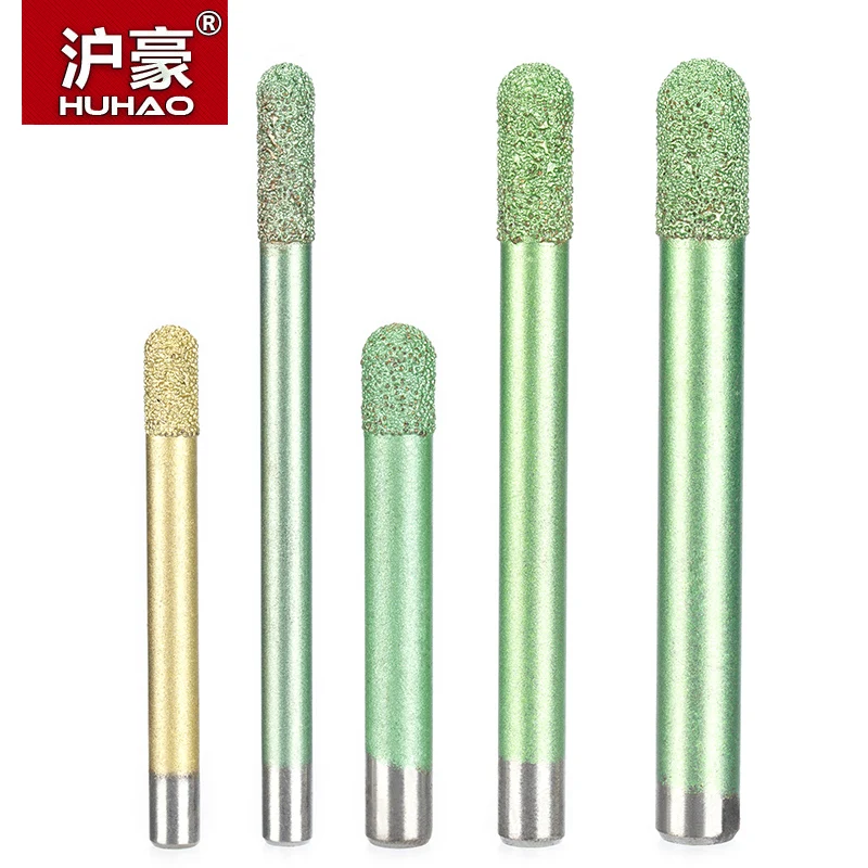 HUHAO 1 шт. пайка CNC резьба по камню фрезы Инструменты для резьбы Гранит Алмазный