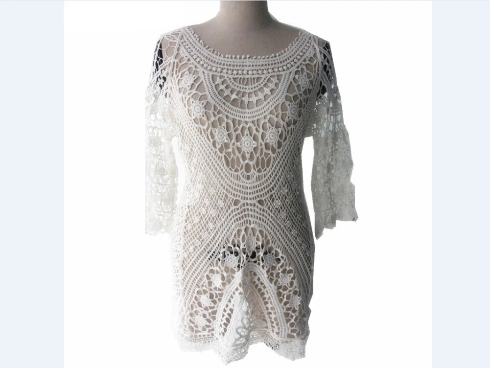 Женский купальный костюм кружевной купальник бикини пляжная одежда Кружевное