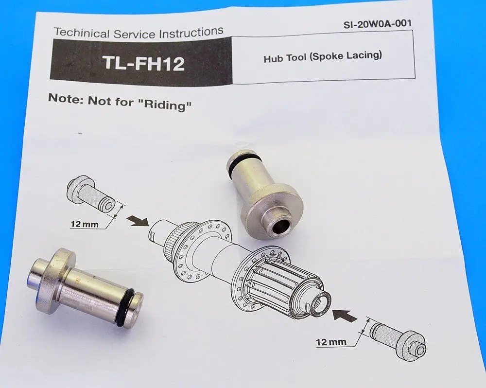 Оригинальный Shimano TL-FH12 для велосипеда инструмент установки ступиц через мост