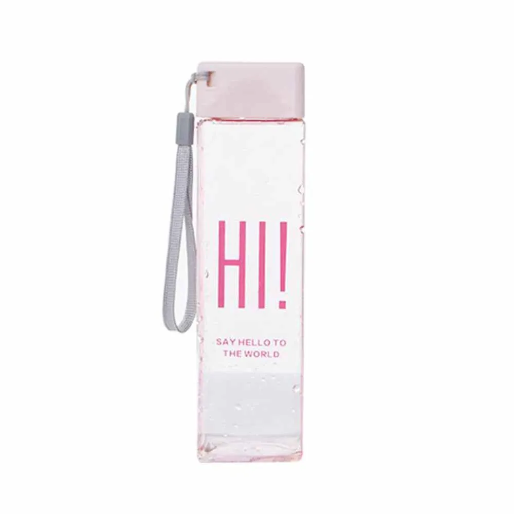 Пластиковая бутылка квадратной формы для спорта на открытом воздухе 570