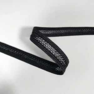 9mm black 5mts Горячее предложение! Распродажа! 5 метров 1,2 см до 4 см ширина черные аксессуары для одежды кружевной материал эластичный шитье кружева отделка ленты ожерелье - Цвет: 9mm black 5mts