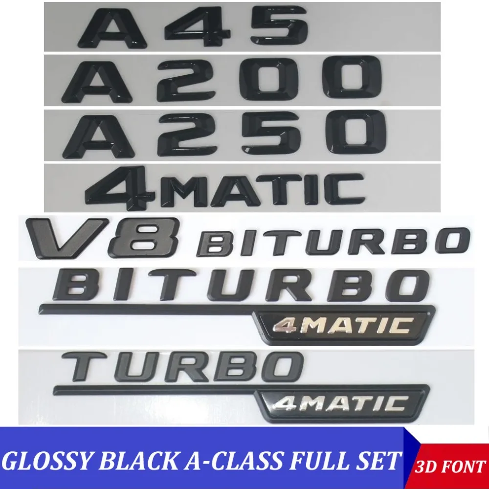 3D W177 W176 эмблема A45 A200 A180 A250 наклейка на автомобиль логотип аксессуары CLA для Mersedes