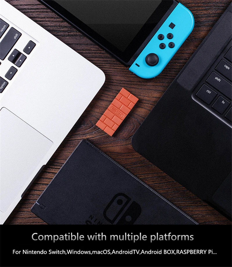 8Bitdo USB Wireless Bluetooth Adapter for Windows Mac Raspberry Pi Nintendo Switch PS3 PS4 Controller play all games |