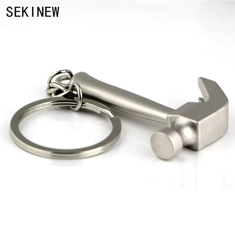 1 шт. Забавный автомобильный брелок креативный металлический персональный молот