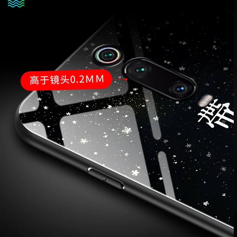 Lu mi nous стеклянный чехол для телефона Xiaomi 9T 9 Lite 9SE A2 A3 задняя крышка redmi 8 8A 7A Note 7 K20 Pro