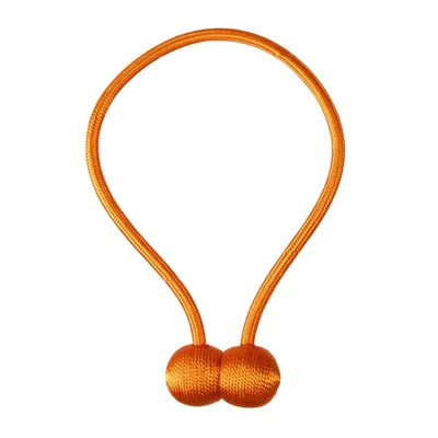orange 2шт простые магниты Tieback Пряжка для штор галстук занавес ремни зажимы держатель Бесплатный удар бинты аксессуары для украшения штор - Цвет: orange