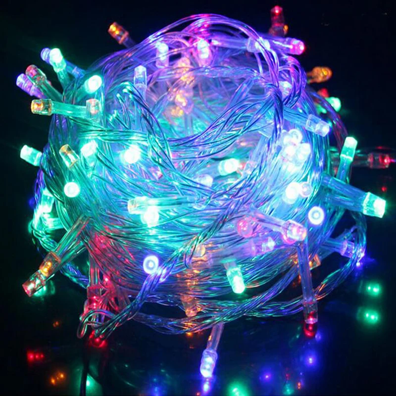 10 м 100 светодиодные ленты Luzes De Natal полосы лампы с тематикой из сказок для дома Lumiere