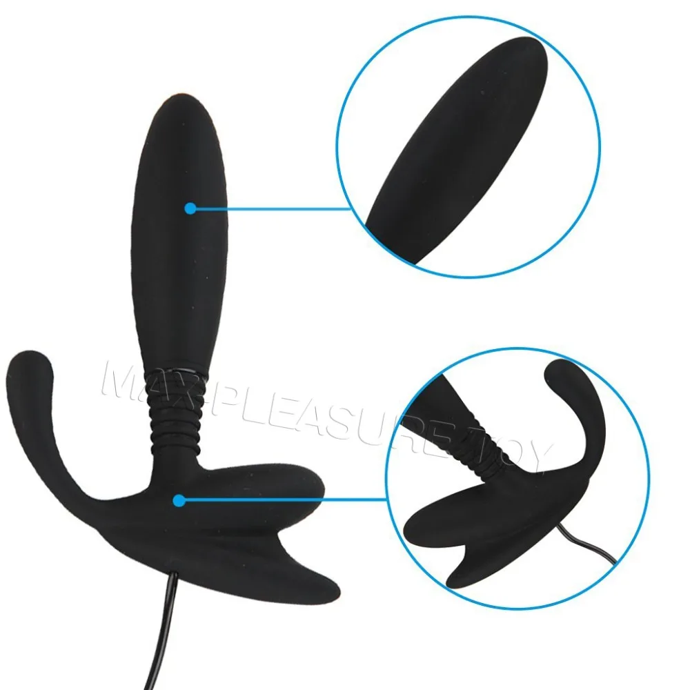 Мужской массаж простаты Анальная пробка Анальный Вибратор для взрослых новинка