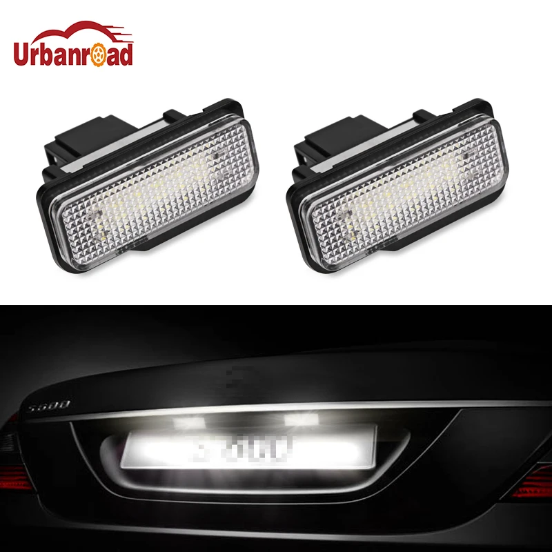 Светодиодная лампа для номерного знака Urban Road 2 шт. Mercedes W211 W203 5D W219 R171 12 В без ошибок