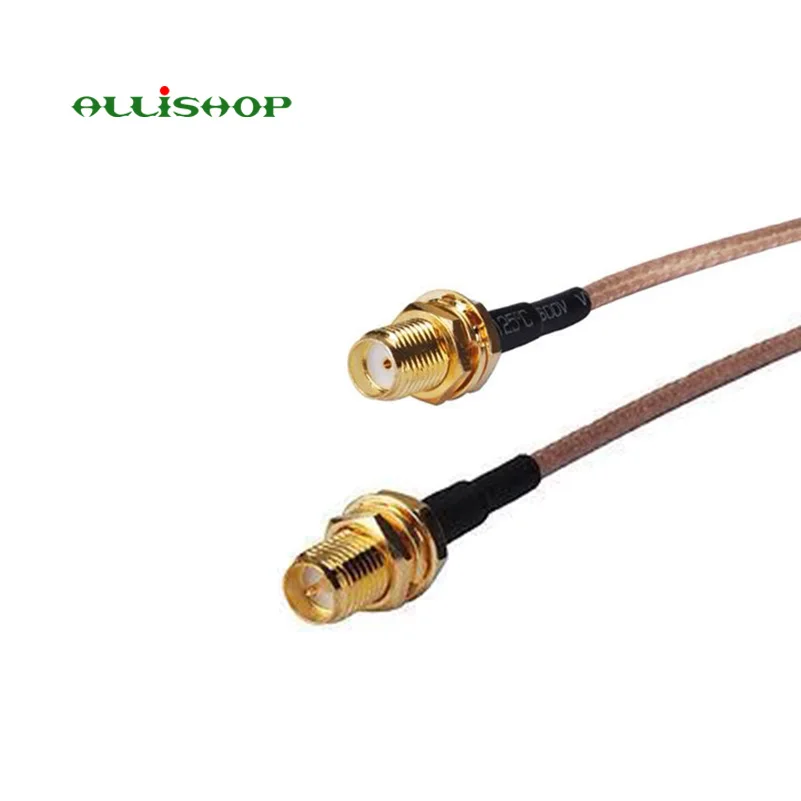 ALLiSHOP RP SMA Женская Брошь штепсельная Вилка для гнездо Низкая потеря RG316D 0-6Ghz свиной