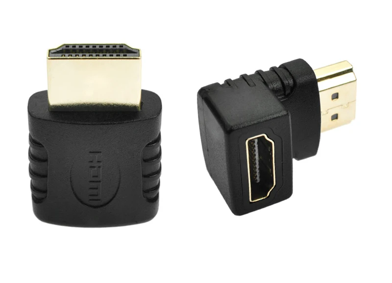 Jckel HDMI Мужской к HDMI Женский Кабель адаптер, преобразователь, удлинитель Угол 90 градусов для 1080P HDTV PC ноутбук HDMI конвертер адаптер