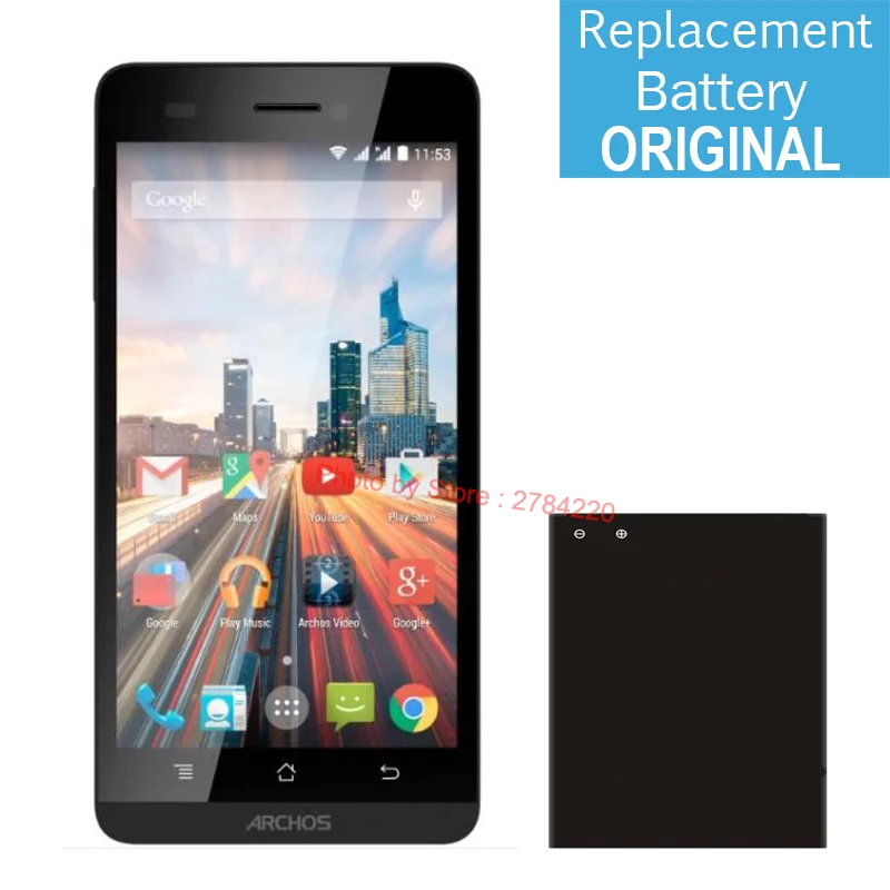 Сменный аккумулятор 2000 мАч для Archos 50 Helium 4G AC2000A1 Baterij мобильный телефон|mobile phone