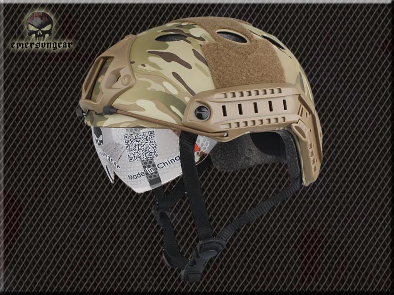 EMERSON FAST Helmet with Protective Goggle PJ Type Masks (Multicam) Free shipping