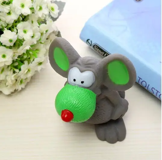 Игрушки для собак TPR товары домашних животных мультяшный мышонок писклявый