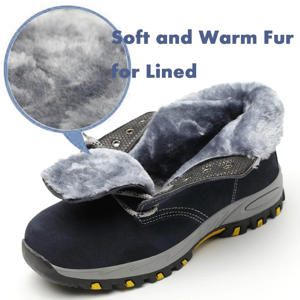 MWSC Мужская Безопасная рабочая обувь неразрушимые ботильоны со стальным носком