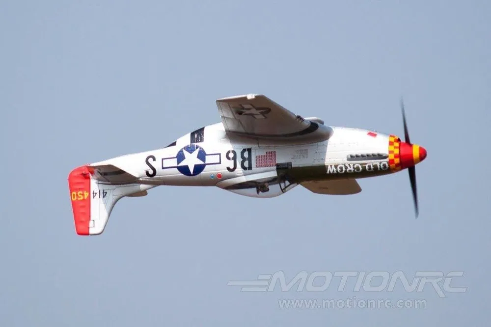 RC самолет Warbird окончательного Би P51 2-лезвия старый ворона спортивная версия