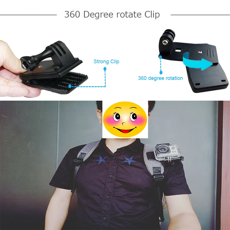 Аксессуары husiway комплект для Gopro Hero 8 7 6 5 Black Hero 4 3 Session DJI Osmo Action Set крепление для SOOCOO/Akaso/xiaomi13N