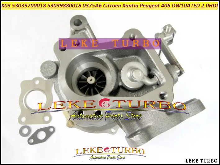K03 53039700018 53039880018 0375A6 0375E4 9632427880 3750000 18 турбо для Citroen Xantia Peugeot 406 1998 DW10ATED 2.0L HDI |