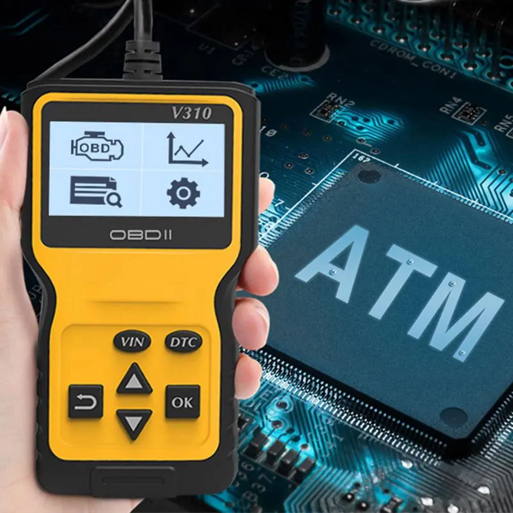 Профессиональный OBD2 сканер EOBD Obdii читатель кода проверка двигателя ODB2 OBD 2