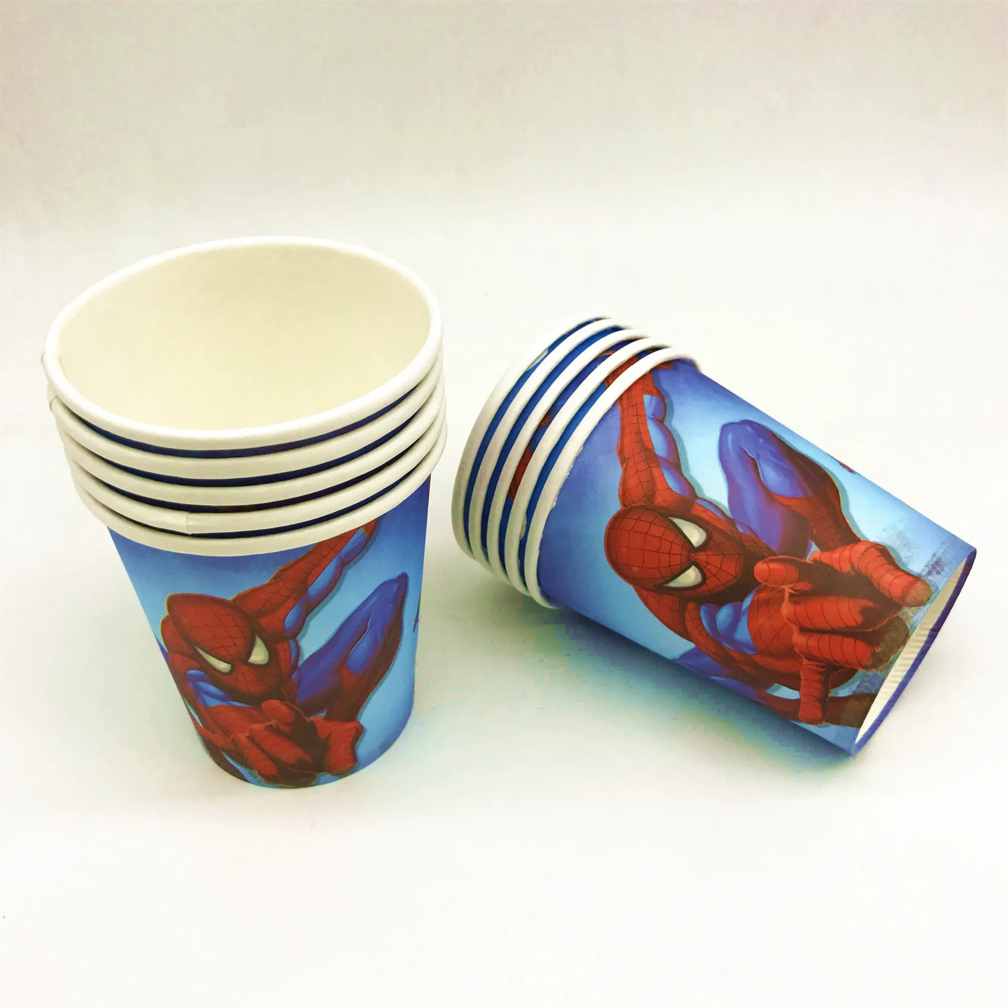 60Pcs Spiderman Theme Kids Boy Birthday Party Tableware Cups Plates Napkins Baby Shower Decoration For Family Supplies | Дом и сад