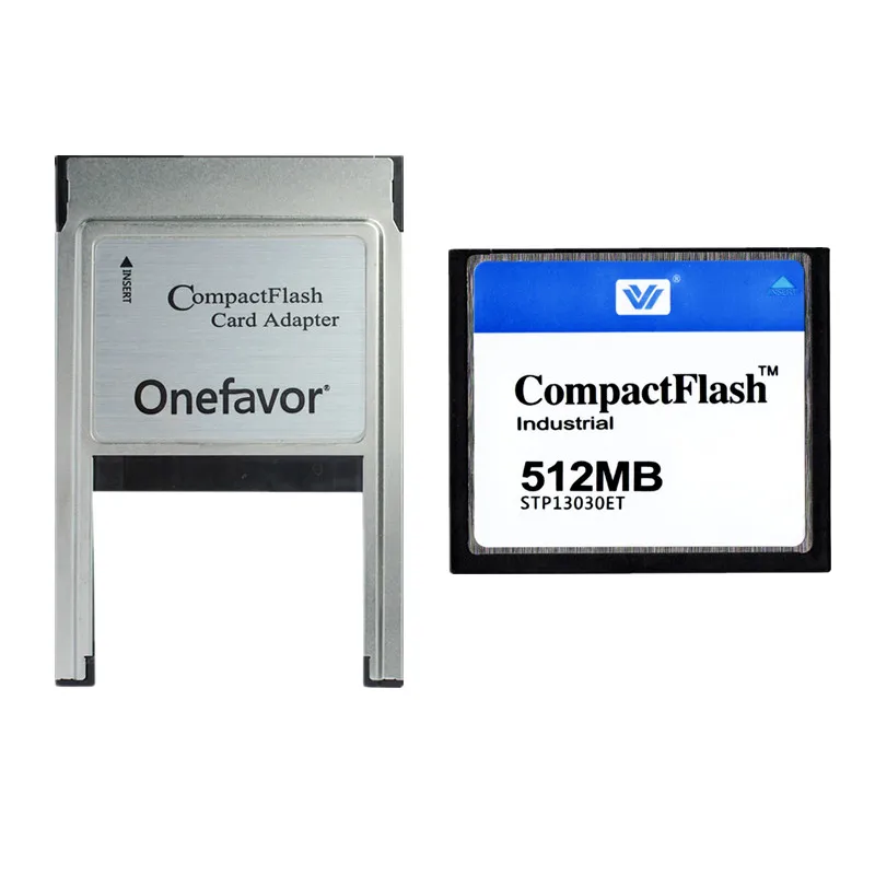 10PCS/LOT 128MB 256MB 512MB 1GB 2GB 4GB Compact Flash Card Industrial CF Memory card With PCMCIA adapter Type II & Type I