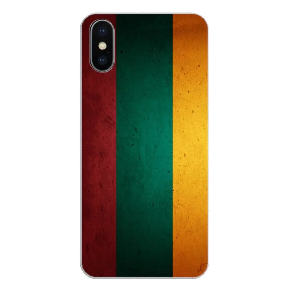 Для Xiaomi Mi A1 A2 5X6X8 lite SE Pro Max Mix 2 2S 3 Mi5 Mi5S прозрачный мягкий чехол с литовским флагом и