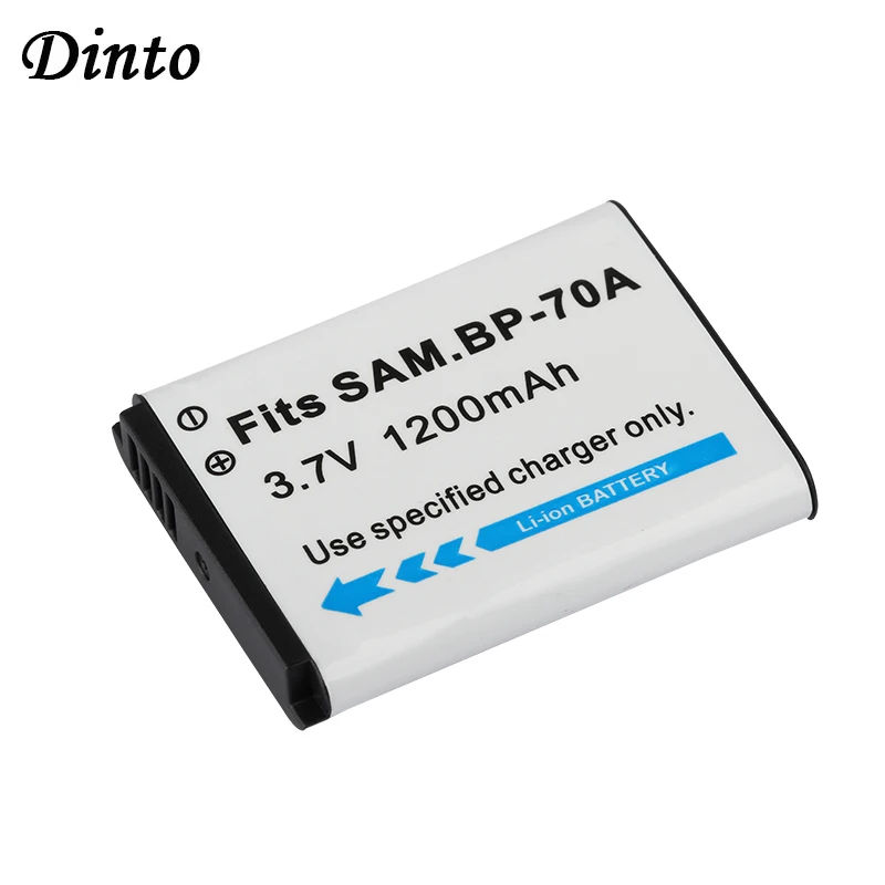 Dinto 1 шт. 1200 мАч фотоаккумулятор BP70A литий ионный аккумулятор для цифровой камеры