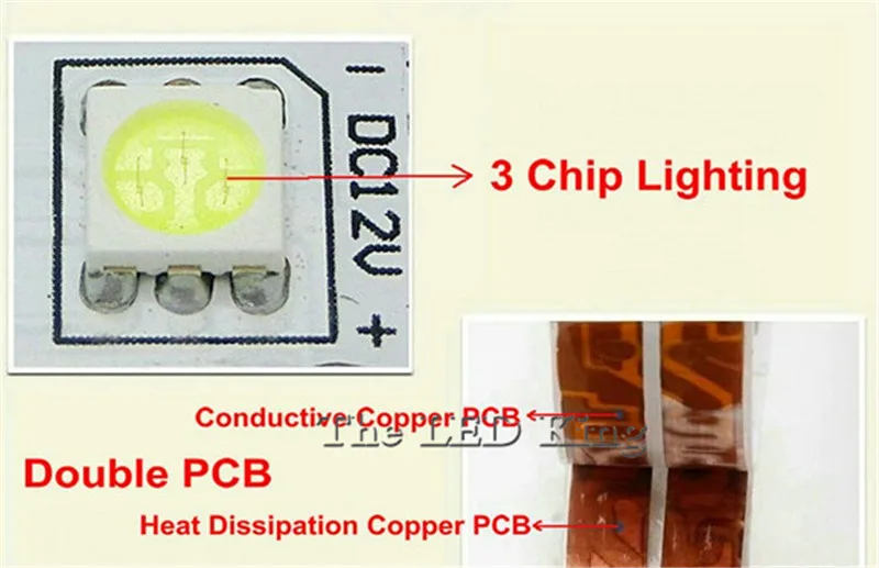 5 М или 10 М/упак. 2835 SMD Ярче, Чем 3528 SMD 5050 СВЕТОДИОДНЫЕ Полосы света 12 в ПОСТОЯННОГО ТОКА В 60 Светодиодов/М в Помещении Декоративные Ленты Белый Синий Красный