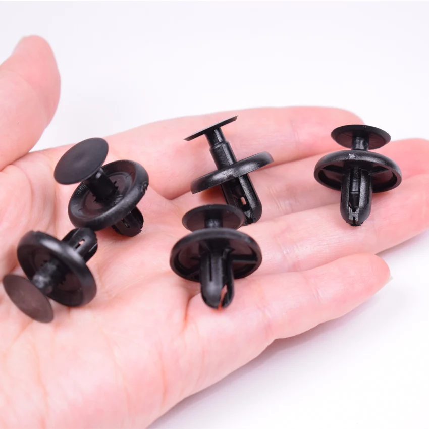 100 шт. фиксаторы для крыльев автомобиля с отверстием 7 мм клипса Toyota RAV4 Corolla Camry Reiz