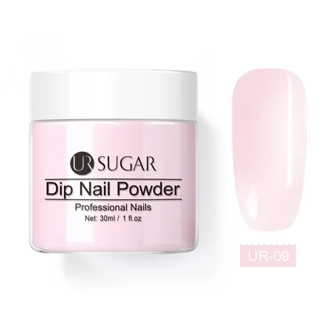 UR-09 Ur Sugar 30 мл окунания порошки для ногтей голографический Блестящий Порошок для ногтей Система окунания порошка украшение натуральный сухой без лампы - Цвет: UR-09