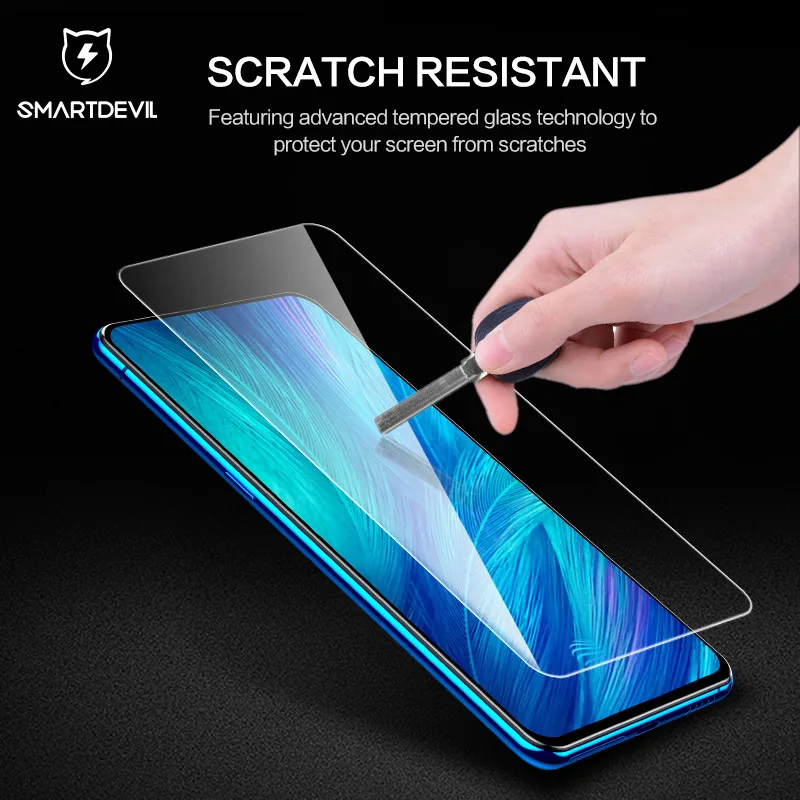 Закаленное стекло SmartDevil для VIVO x27 Y79 2 шт. Защита экрана Y97 нанопокрытие защита от