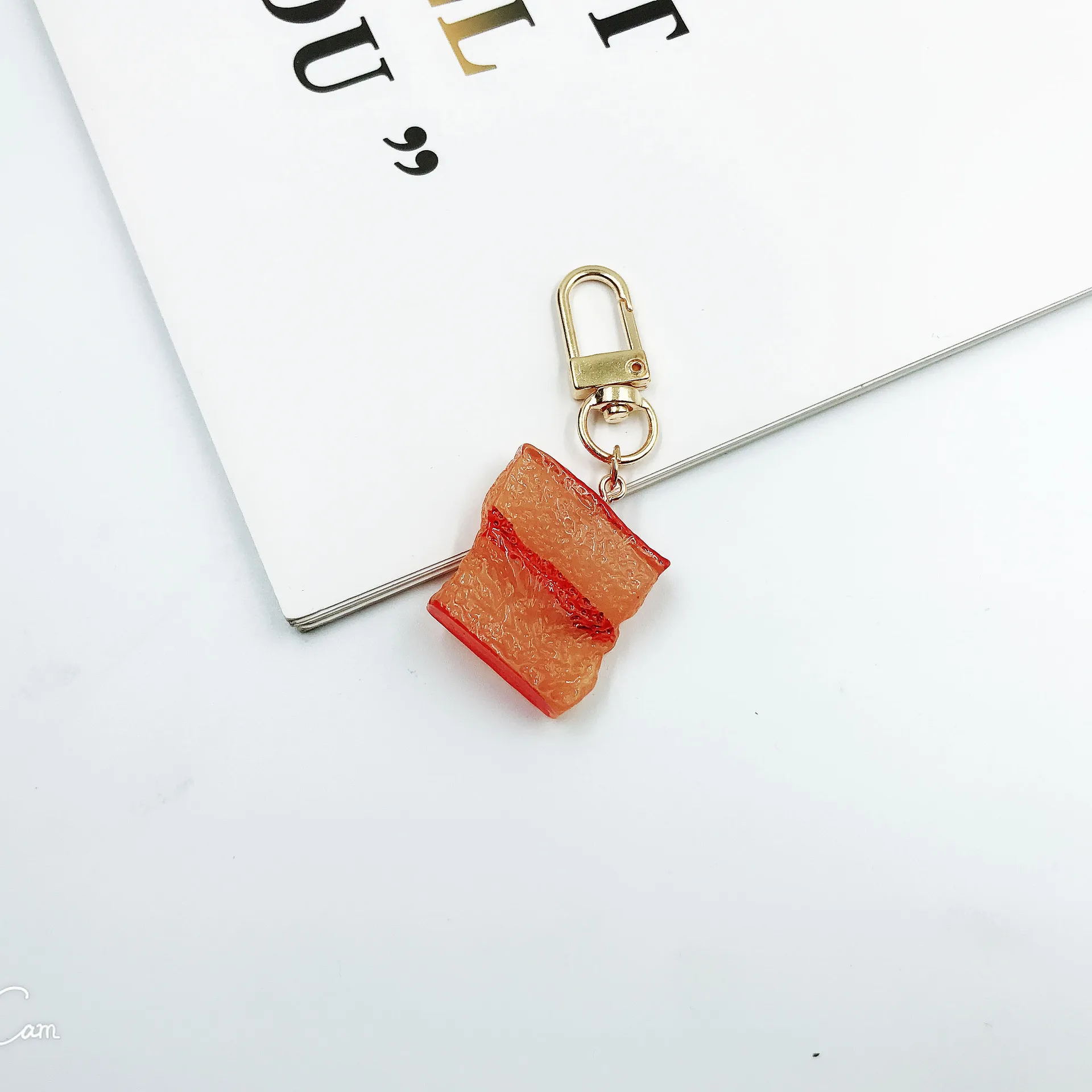 Забавные еда ювелирных изделий имитация жемчуга тушенная свиная пельмени суши