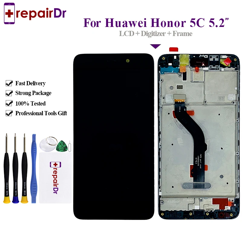 Оригинальный жк-дисплей для Huawei Honor 5C сенсорный экран дигитайзер GT3 5C/Honor 7 Lite с